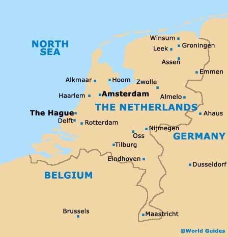 Amsterdam-rotterdam xəritəsi