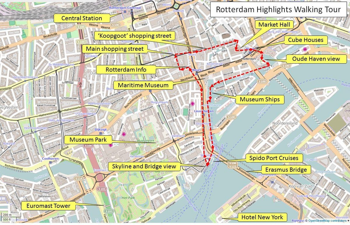 Kart Rotterdam gəzinti tur 