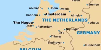 Amsterdam-rotterdam xəritəsi