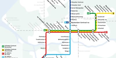 Haaqa metro xəritəsi