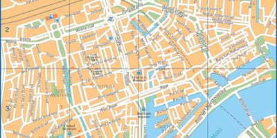 Rotterdam şəhərin xəritəsi